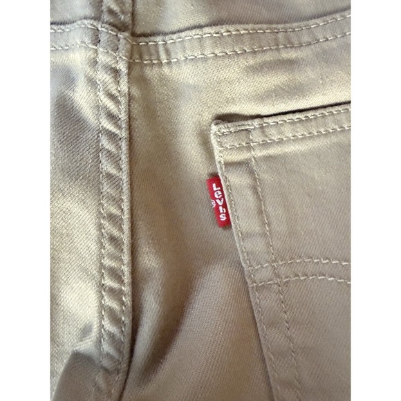 Levi's 502 Youth 14 Jeans Gray Khaki Stretch Straight Leg Chino Pants Boys - Picture 5 of 9
